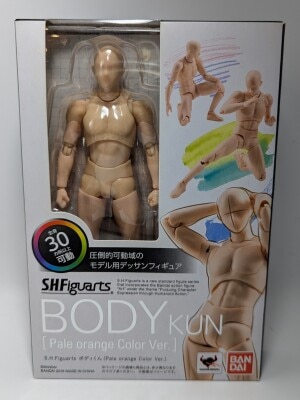Bandai SH Figuarts body kun body -chan body -kun Pale orange Color Ver. 图片 1