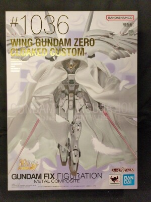 Bandai Spirits GUNDAM FIX FIGURATION METAL COMPOSITE GUNDAM W 30th Wing Gundam Zero Cloaked Custom #1036