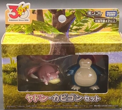 Takara Tomy MonColle Pokemon Slowpoke& Snorlax Set