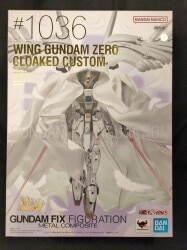 Bandai Spirits GUNDAM FIX FIGURATION METAL COMPOSITE GUNDAM W 30th Wing Gundam Zero Cloaked Custom #1036