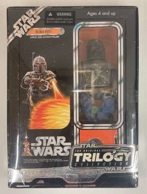 HASBRO LARGE SIZE ACTION FIGURE BOBA FETTS (Clothing / Blue) 12 Inches Bild 1
