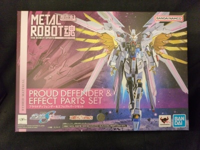 BANDAI SPIRITS METAL ROBOT Spirits<side ms=""> Mobile Suit Gundam SEED FREEDOM Proud Defender and Effect Parts Set </side>