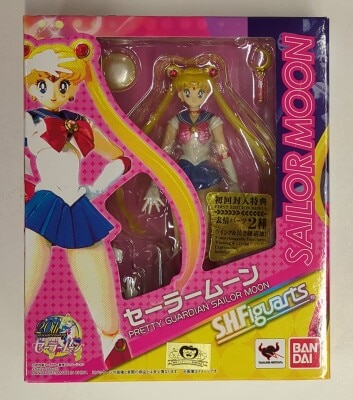 Bandai SH Figuarts Pretty Soldier Sailor Moon Sailor Moon With First Edition Bonus Item รูปภาพ 1