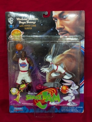 PLAYMATES TUNE SQUAD ACTION FIGURES MICHAEL JORDAN / BUGS BUNNY 2-piece set