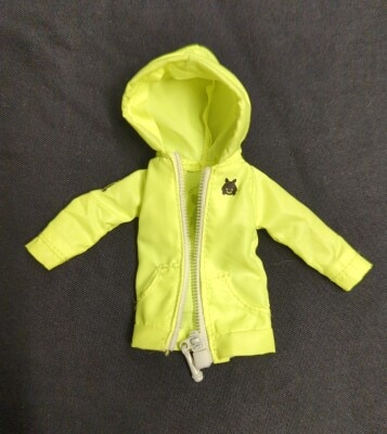 ami ami CLOTH COAT FLUORESCENT YELLOW GREEN Country of Origin: China Shin-chan hoodie fluorescent yellow green version