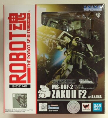 BANDAI SPIRITS Robot Spirits<side ms=""> Bandai Spirits MS-06F-2 Zaku II F2 ver. ANIME 277 </side> รูปภาพ 1