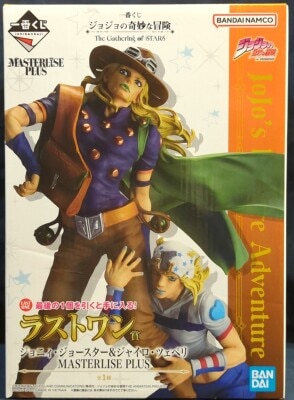 Bandai Spirits Ichiban Kuji JoJo's Bizarre Adventure Bizarre Adventure The Gathering of STARS Last One Prize Johnny Joestar & Gyro Zeppeli MASTERLISE PLUS