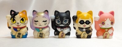 ENGAWA / Space factory VAG / Gachaposu Yorozufukuneko its Vol.2 beckoning cat Complete 5 Piece Set