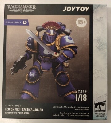 JOYTOY WARHAMMER THE HORUS HERESY ULTRAMARINES LEGION MKⅢ TACTICAL SQUAD Sergeant with Poert Sword