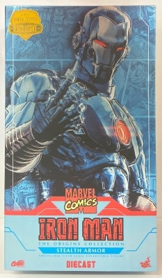 HOTTOYS COMIC MASTERPIECE DICAST MARVEL COMICS IRON MAN / STEALTH ARMOR CMS012
