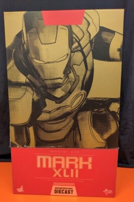 HOTTOYS MOVIE MASTERPIECE DIECAST IRON MAN MARK 42 / DIECAST MMS197D0