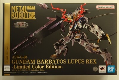 BANDAISPIRITS METAL Robot Spirits Mobile Suit Gundam: Iron-Blooded Orphans Gundam Barbatos Lupus Rex Limited Color Edition