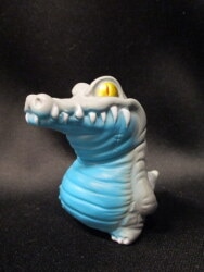 TOY'S KING Capsule Toy Collection series 03 Gray/Light Blue Man-Eating Crocodile PUCHI Kuro-chan image 1
