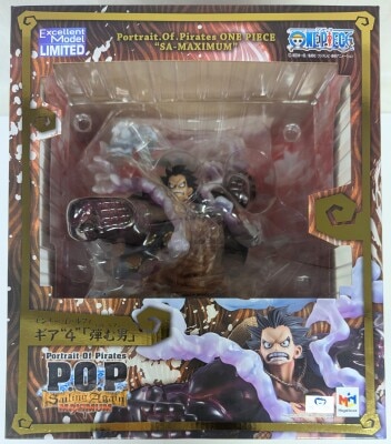 MegaHouse POP LIMITED EDITION SA-MAXIMUM Monkey D Luffy Gear 4/Bouncing Man
