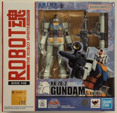 BANDAI SPIRITS ROBOT Spirits<sidems> Bandai Namco RX-78-2 Gundam ver. ANIME ※Copyright small 192 </sidems> รูปภาพ 1