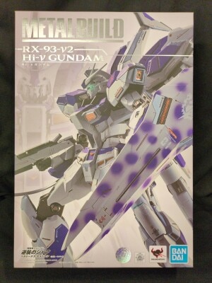 BANDAI SPIRITS METAL BUILD Mobile Suit Gundam Char's Counterattack Beltorchika's Children Hi-ν Gundam gambar 1