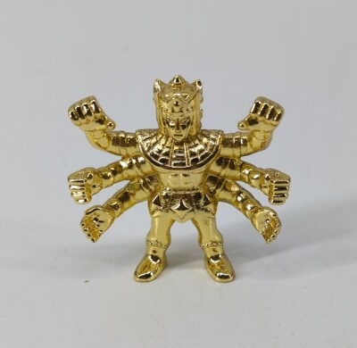Bandai Diecast Kinkeshi 3 / Kinnikuman Ashuraman(Gold Plated Ver.) 9