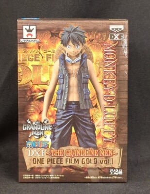 Banpresto DXF THE GRANDLINE MEN ONE PIECE FILM GOLD vol.01 Luffy hình ảnh 1