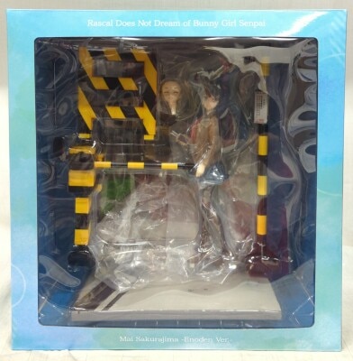 eStream SHIBUYA SCRAMBLE FIGURE Mai Sakurajima - Enoshima Electric Railway Ver. Bonus Item with smiling face part image 1