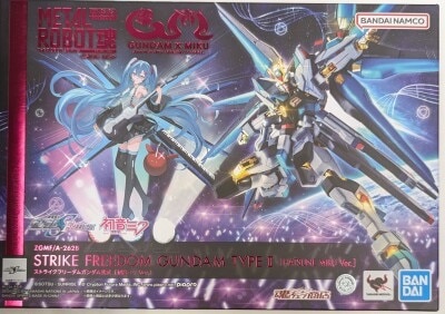 Bandai Spirits METAL ROBOT SPIRITS <side ms=""> Mobile Suit Gundam Seed FREEDOM Strike Freedom Gundam Type-2 [Hatsune Miku Ver.] </side> imagen 1