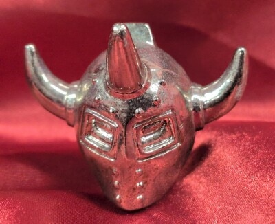 Bandai Die-cast Kinkeshi 8/Kinnikuman Akuma Shogun (silver metal plated ver.)