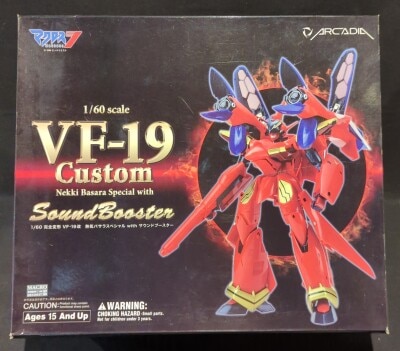 Arcadia 1/60 Kanzen Henkei VF19 Fire Valkyrie Bassara Special w / Sound booster