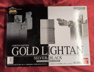 Bandai Soul of Chogokin Gold Lightan Silver and Black GX32SB