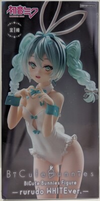 FuRyu BiCute Bunnies Figure VOCALOID Hatsune Miku rurudo WHITE ver.