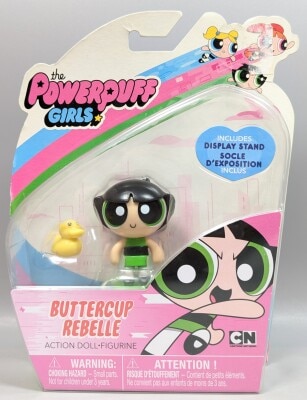 SPIN MASTER ACTION DOLL FIGURINE BUTTERCUP REBELLE & Chick (Stickers included)