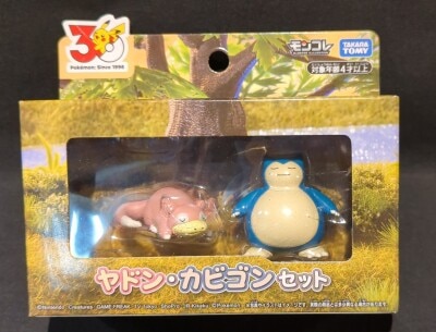 Takara Tomy MonColle Pokemon Slowpoke& Snorlax Set