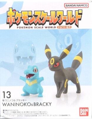 Bandai Namco Pokemon Scale World Johto Region Bandai Namco version of Totodile& Umbreon 13