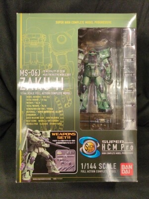 Bandai SHCM Pro Mobile Suit Gundam MS-06J Mass-Produced Zaku II (for land combat) 1/144 imagen 1