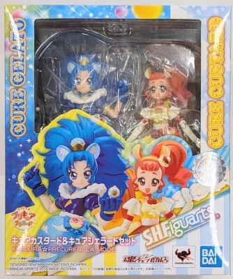 Bandai Spirits SHFiguarts Kirakira PreCure a la Mode Cure Custard and Cure Gelato set