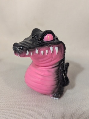 TOY'S KING Capsule Toy Collection series 03 Black/Pink Man-eating Crocodile PUCHI Kuro-chan