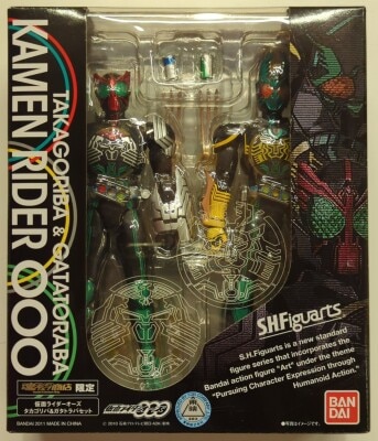 Bandai SH Figuarts Kamen Kamen Rider OOO (O's) Takagoriba and Gatatoraba set