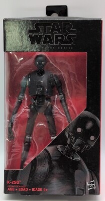 HASBRO THE BLACK K-2SO 6 inch