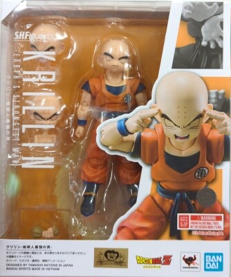 Bandai SHFiguarts Dragon Ball Z Krilin- The Strongest Man on Earth - Bandai Namco Version