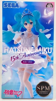 Sega Hatsune Miku Series Super Premium Figure VOCALOID Hatsune Miku 15thAnniversary KEIVer.