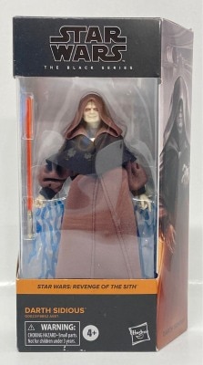 HASBRO 01 / THE BLACK DARTH SIDIOUS 6 inch
