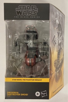 HASBRO 04 / THE BLACK DROIDEKA / DESTROYER DROID 6 inch
