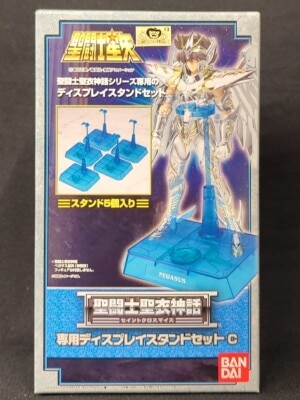 BANDAI Saint Seiya Myth Cloth APPENDIX Masami Kurumada For display stand set use - C Clear Blue/ Tamashii Web Limited Edition