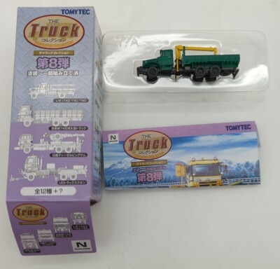 Tomytec 1/150 The Truck Collection Vol. Series : Isuzu TWD/HTW Flatbed Truck with Crane 091