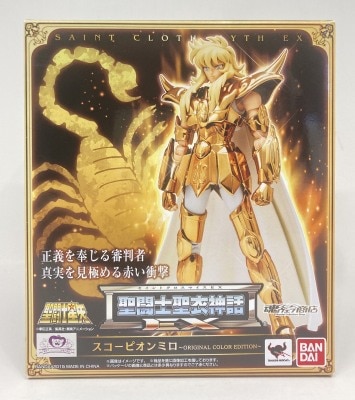 BANDAI Saint Seiya Myth Cloth EX Masami Kurumada Scorpion Milo/ORIGINAL COLOR EDITION/Tamashii Web Limited Edition