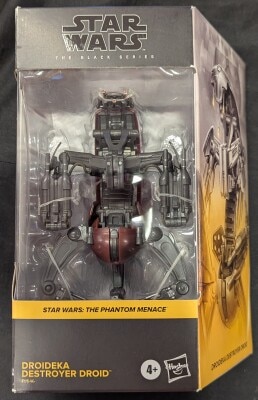 HASBRO 04 / THE BLACK DROIDEKA / DESTROYER DROID 6 inch