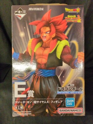 Bandai Spirits Ichiban Kuji Dragon Ball SUPER Dragon Ball HEROES 4th MISSION E-Prize Gogeta: Xeno (Super Saiyan 4) Figure Bild 1