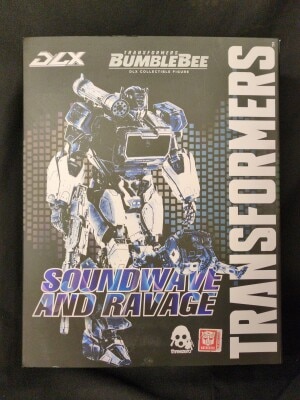 THREEZERO DLX COLLECTIBLE FIGRE SOUNDWAVE AND RAVAGE
