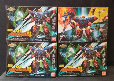 Bandai Super Minipla/Gaogaigar 4 The King of Braves GaoGaiGar Gaofighar/ Complete 4 Type Set รูปภาพ 1