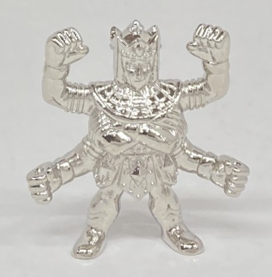 Bandai Die-cast Kinkeshi 7/Kinnikuman Ashuraman (silver metal plating ver.)