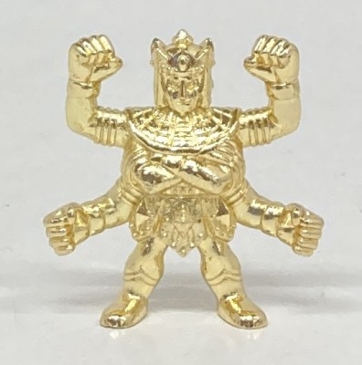 Bandai Die-cast Kinkeshi 7/Kinnikuman Ashuraman (gold-plated ver.) รูปภาพ 1