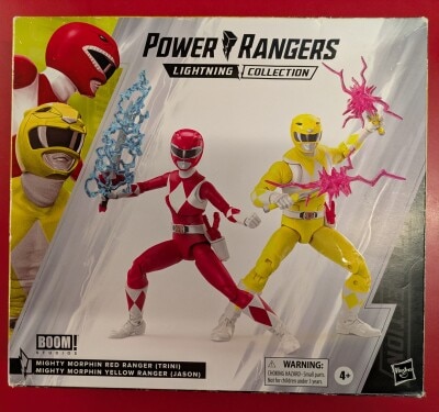 Hasbro LIGHTNING COLLECTION MIGHTY MORPHIN REDRANGER(TRINI) and YELLOWRANGER(JASON) hình ảnh 1